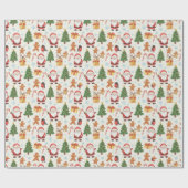 Santa Claus, Christmas ラッピングペーパー (フラット)