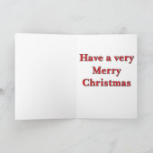 Santa Claus Christmas Card シーズンカード (内部)