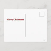 Santa Claus Christmas Card シーズンポストカード (裏面)