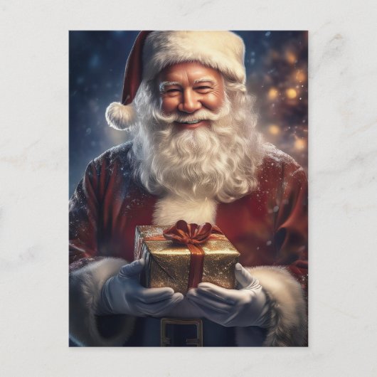 Santa Claus Christmas Card シーズンポストカード (正面)