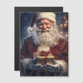 Santa Claus Christmas Card Magnet (正面/裏面)