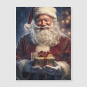 Santa Claus Christmas Card Magnet (正面)