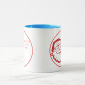Santa Claus Christmas Coffee Mug Cute & Funny マグカップ (中央)