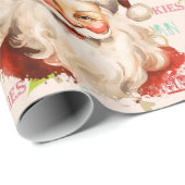 Santa Claus Christmas Large Scale ラッピングペーパー (ロールコーナー)