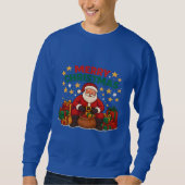 Santa Claus Christmas Men's Holiday Sweatshirt スウェットシャツ (正面)
