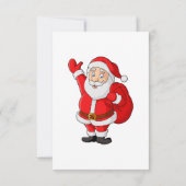 Santa Claus Christmas Party 招待状 (裏面)