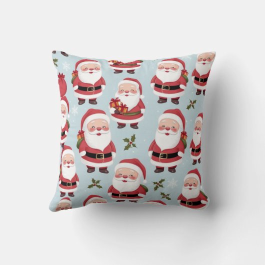 Santa Claus Christmas pillows クッション (裏面)