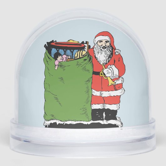 SANTA CLAUS CHRISTMAS SNOW GLOBES SNOW GLOBES (正面)