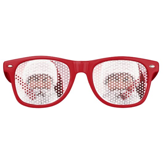SANTA CLAUS CHRISTMAS SUNGLASSES レトロサングラス (正面)