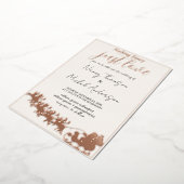 Santa Claus Christmas Wedding Foil Invitation 箔招待状 (回転した状態)