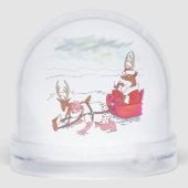 Santa Claus Coup snow globe (裏面)