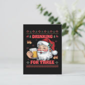 Santa Claus Couple Chirstmas シーズンカード (スタンド正面)