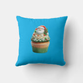 santa claus cupcakes cushion クッション (裏面)