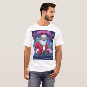 Santa Claus DJ Christmas Party T-Shirt Tシャツ (正面フル)