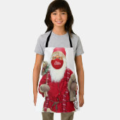 Santa Claus Face Mask エプロン (インサイチュ)