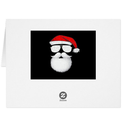 Santa Claus Face Sunglasses With Hat Beard Christm (裏面横)