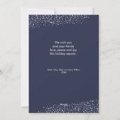 Santa Claus Flat Christmas シーズンカード (裏面)