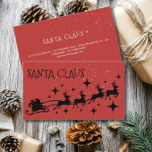 Santa Claus for hire 名刺