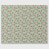 Santa Claus Gift Wrapping Paper ラッピングペーパー (フラット)