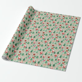 Santa Claus Gift Wrapping Paper ラッピングペーパー