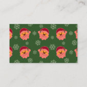 Santa Claus Green 名刺 (裏面)