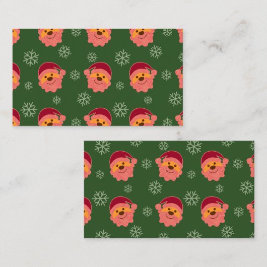 Santa Claus Green 名刺 (正面/裏面)