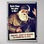 Santa Claus Has Gone To War ポスター (正面)