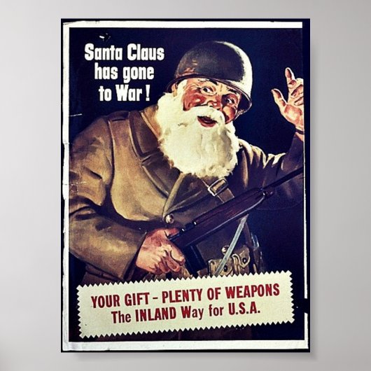 Santa Claus Has Gone To War ポスター (正面)
