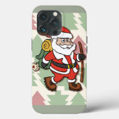 Santa Claus hiker Case-Mate iPhoneケース (裏面)