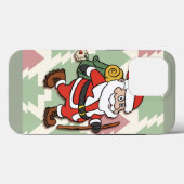 Santa Claus hiker Case-Mate iPhoneケース (裏面 (横))