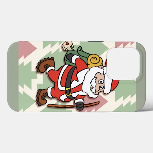 Santa Claus hiker Case-Mate iPhoneケース (裏面 (横))