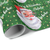 Santa Claus Ho Ho Name Christmasより ラッピングペーパー (ロールコーナー)