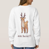 Santa  Claus Ho, Ho, Pixelart, Pixel Art  スウェットシャツ (裏面)