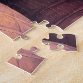 Santa Claus Holding Bengal Cat Christmas Art ジグソーパズル (側面)