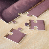 Santa Claus Holding Border Collie Christmas Art ジグソーパズル (側面)