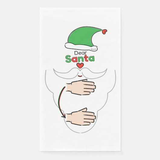 Santa Claus in American Sign Language (正面)