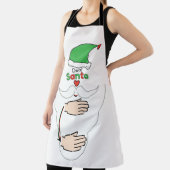 Santa Claus in American Sign Language エプロン (インサイチュ)