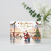 Santa Claus in at the airport シーズンポストカード (スタンド正面)