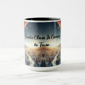 Santa Claus Is Coming To Town Christmas Coffee Mug マグカップ (中央)