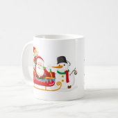 Santa Claus Is Coming To Town Mug コーヒーマグカップ (正面左)