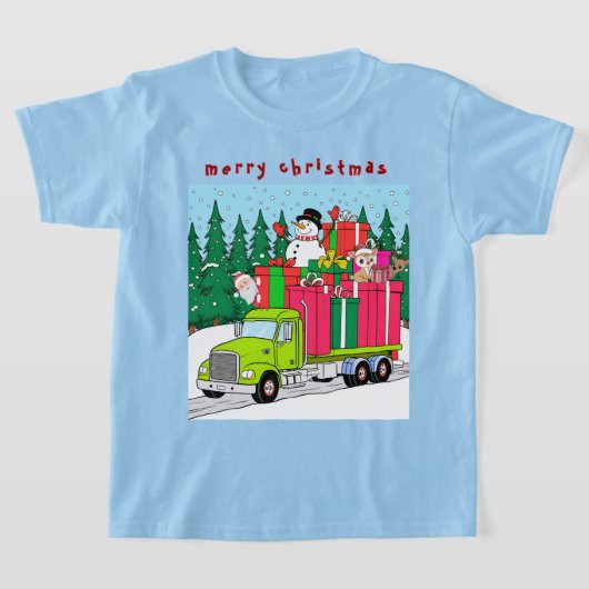 Santa Claus is coming to town T-Shirt Tシャツ (レイダウン)