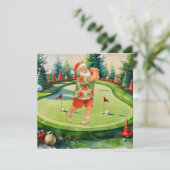 Santa Claus is golfing on putting green シーズンカード (スタンド正面)