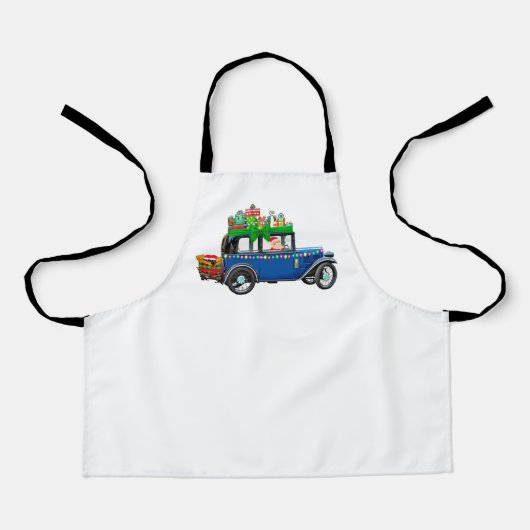 Santa Claus Jalopy エプロン (正面)