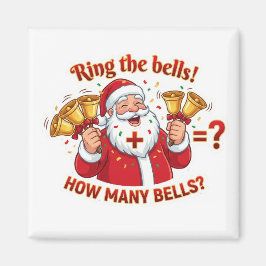 Santa Claus Jingle Bells Addition Math Game Magnet マグネット