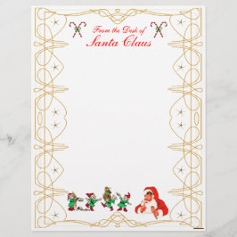 Santa Claus Letterheadのデスクから