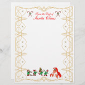 Santa Claus Letterheadのデスクから (正面/裏面)