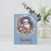 Santa Claus Merry Christmas  ポストカード (スタンド正面)