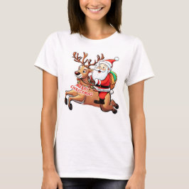 Santa Claus Merry Christmas Tシャツ