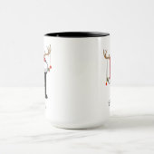 Santa Claus Monogram Mug Custom Gift for Him & Her マグカップ (中央)