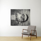 Santa Claus Mugshot:リストいけなが間違って表示 タペストリー (インサイチュ(横))